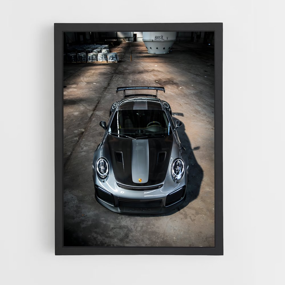 Poster Garage Iconique – affiche Porsche (vue 2)